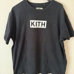 Kith Men's Black Box Logo Tee Heavy Cotton Tee Shirt Size XXL